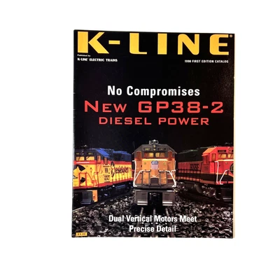K-Line Electric Trains 1998 First 1st Edition Catalog 8.5" x 10.5" - Image 1 of 4