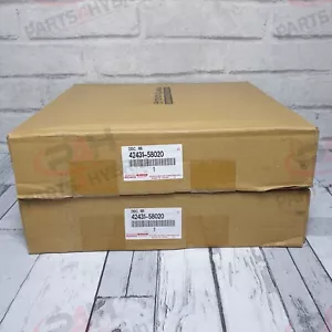 GENUINE TOYOTA ALPHARD REAR BRAKE DISCS 2008-2015 OEM PART 42431-58020 BRAND NEW - Picture 1 of 1