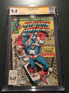 Captain America #262 CGC 9.4 OW/White Pages Signed by John Beatty - Picture 1 of 4