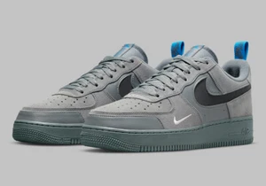 Kinder Nike Air Force 1 GS Turnschuhe DQ1097 001 Grau/Grey Größe UK 4 EU 36,5 - Bild 1 von 8