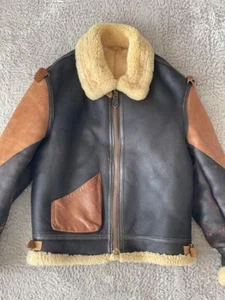 Willis & Geiger B-3 Flight Leather Jacket Size 36 Made in USA Vintage Men's Coat - Picture 1 of 11