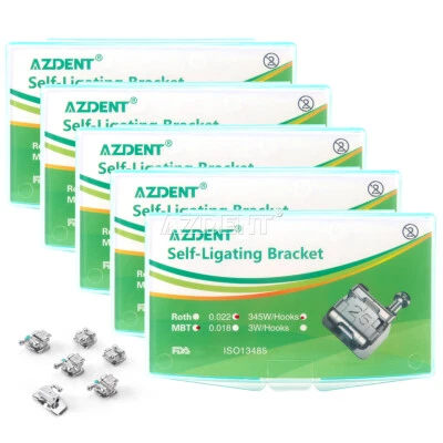 牙科矫正迷你自立支架 0.022 Roth/MBT345/3 钩支架 + 工具 — 第 1/4 张图片