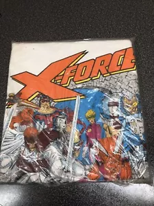 Vintage Marvel 1991 X Force T-Shirt Rob Liefeld Art Fruit of the Loom Gr. L - Bild 1 von 7