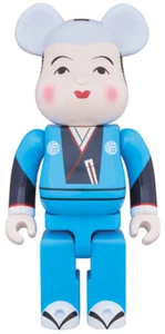 Blue Fukuske 400% Bearbrick by Medicom Toy NEW - Picture 1 of 2
