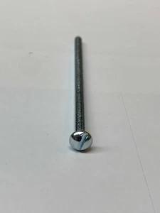 (100) 8-32 X 3-1/2" Steel Round Head Machine Screw Slotted XTRA LONG #8/32 3-1/2 - Picture 1 of 2