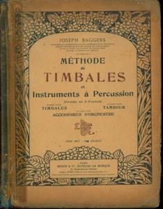 Methode de timbales et instruments a percussion, divisee en 3 parties - Picture 1 of 1