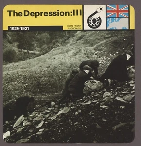 The Depression: III Edito Service Card Second World War II Economics - Picture 1 of 1
