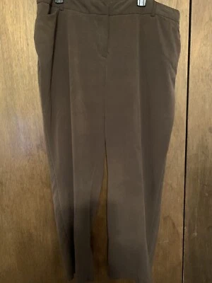 Moda Bug 20WP Pantalón Elegante Marrón Chocolate 4 Bolsillos Botón/Gancho Delantero Foto 1 de 4