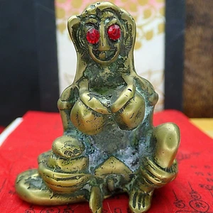 Phra Chai Ngang Statue / Holy Thai amulet / Lady E-Pher Cambodia Style Relic - Picture 1 of 11