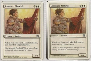 MTG - Serie 8° Edizione, Maresciallo Stagionato x2 -Creatura Bianca Non Comune - Soldato - Foto 1 di 1