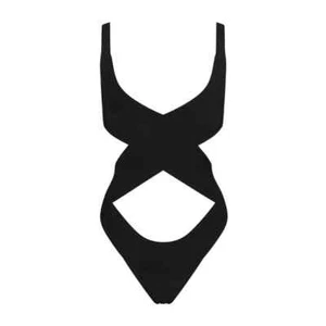 Skims Knit Swim Monokini Onyx 3XL (SW-MKN-0170) - Picture 1 of 6