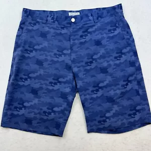 Peter Millar Shackleford Shorts Performance Hybrid Blau Camouflage Stretch Herren 35 - Bild 1 von 11