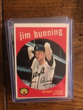 Jim Bunning 1958 Topps Baseball Card