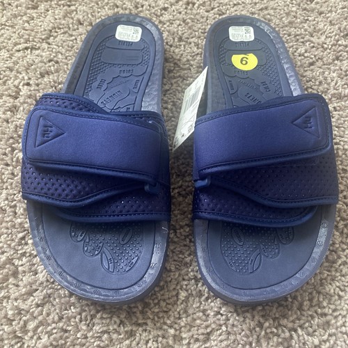 Pharrell Williams x Adidas Chancletas HU Blu Navy Slides FY6142 Uomo Taglia 9 Nuovo
