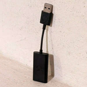 Adaptador de audio USB Logitech G432 DAC 3.5mm Tarjeta de sonido Dongle Usado - Imagen 1 de 2