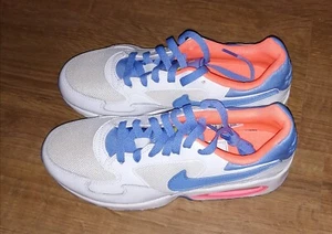 Brand New Authentic Nike Air Max St Trainers (gs) White/Blue/mango UK 5.5/EU38.5 - Picture 1 of 6