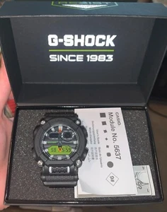 Casio G-Shock GA-900 SERIES Analog-Digital Black Resin Watch GA900E-1A3 - Picture 1 of 2