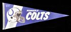 Vintage Indianapolis Colts 1980S 29" Nfl Football Pennant Flag - Shipped Flat!