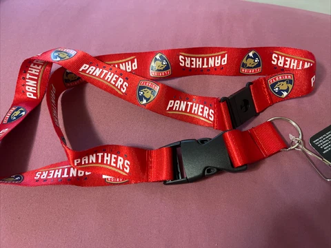 Florida Panthers Lanyard F/Detach Keystrap NHL Cover