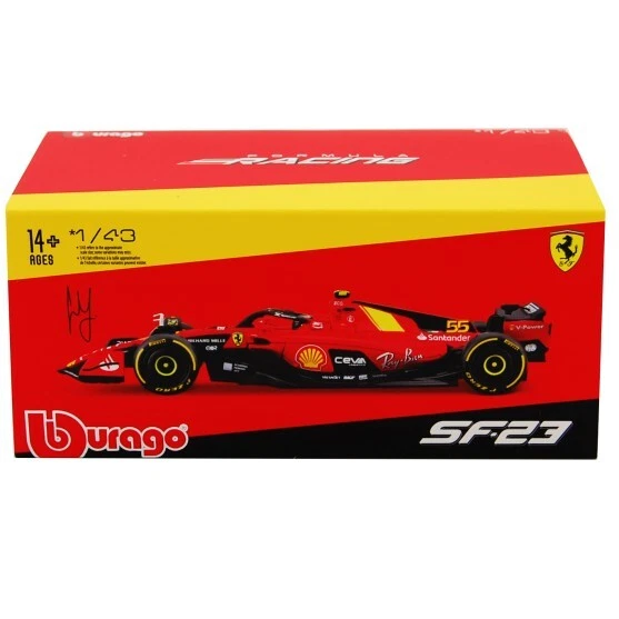 BURAGO 18-36835-S-MONZA FERRARI - F1 SF-23 TEAM SCUDERIA FERRARI N 55 POLE POSIT