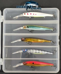 SEBILE STAR SHINER JERKBAIT MINNOWS 90MM - 5 PACK - Picture 1 of 1