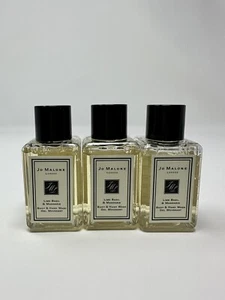 3 JO MALONE LONDON Lime Basil and Mandarin Body & Hand Wash, Mini, 0.5 oz NEW - Picture 1 of 2