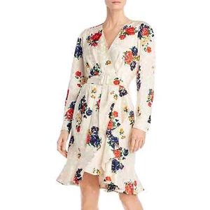 Tory Burch Printed Silk Wrap Dress  NWT 10 - Picture 1 of 7