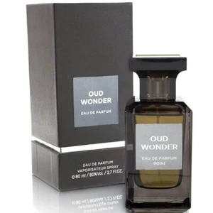 Oud Wonder Eau De Parfum by Fragrance World 2.7 ml / 80 ml Spray for Men - Picture 1 of 8