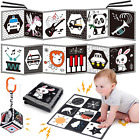 3 Pcs Black and White Sensory Toys, Baby Toys 0-6 Months for Newborn Toys, Toys