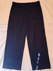 Women's Black COLDWATER CREEK Wide-Leg Pants Size PL (waist 35") - Picture 1 of 4