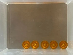 Piezas LEGO - Placa Trans-Naranja Redonda 1 x 1 - Nº 4073 - CANTIDAD 5 - Imagen 1 de 1