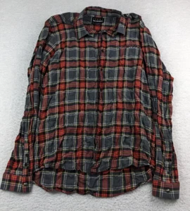 The Kooples Sport Plaid Button Up Long Sleeve Shirt Size Medium 100% Cotton - Picture 1 of 6
