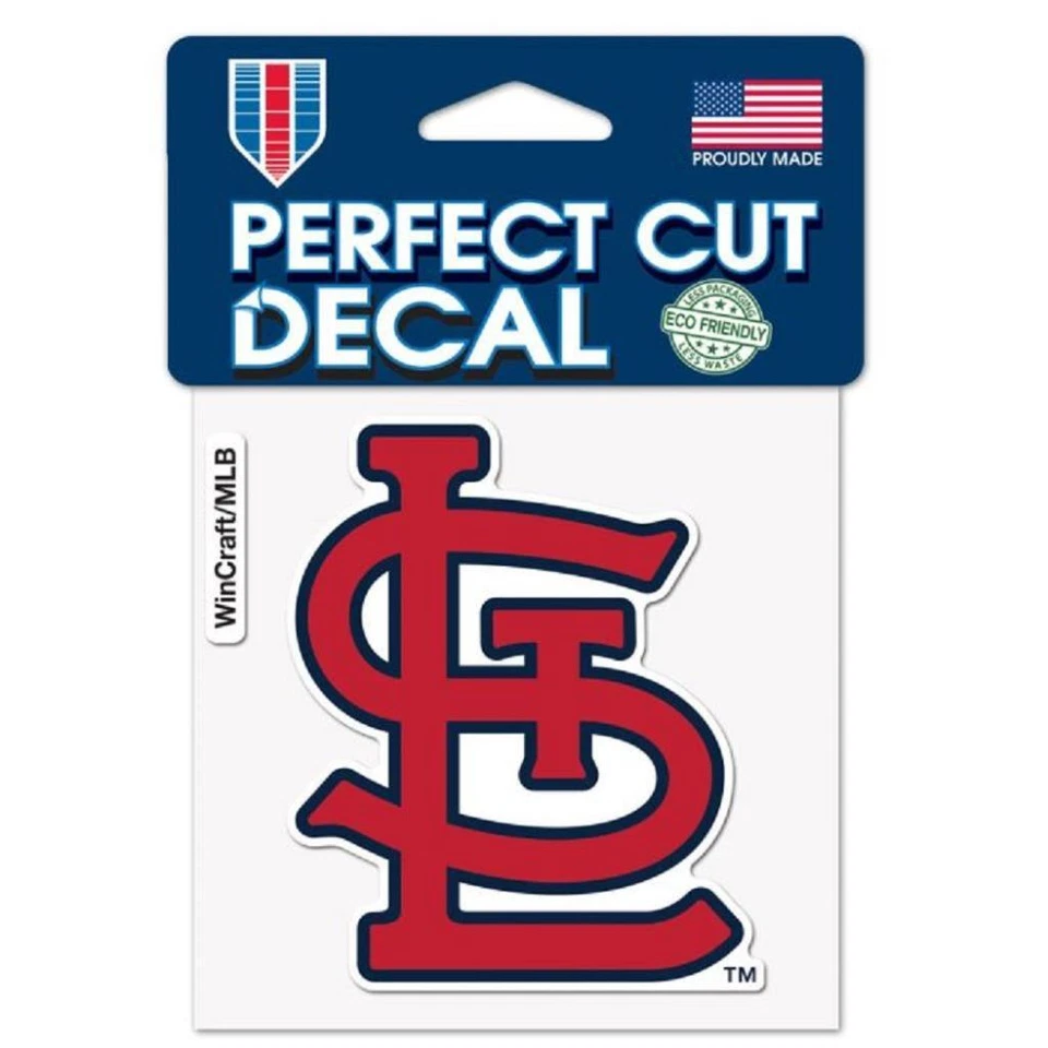 St Louis Cardinals 4"x4" Perfect Cut Car Decal [NEW] MLB Auto Sticker Emblem - Image 1 of 1