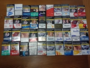 LOTTO A/2024   40 PACCHETTI SIGARETTE  DIVERSI VUOTI  VARI TIPI VARI ANNI OTTIMI - Imagen 1 de 8