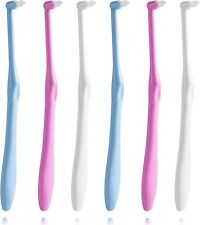 6 x TePe Compact Tuft Single Toothbrush Optimal For Precision Cleaning