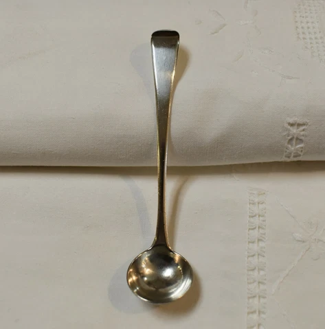 1804 Wildman Smith British GEORGE III Sterling Silver Sauce Ladle Cover