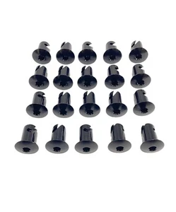7/16" Aluminum Dzus Button DomeAllen Head Quarter Turn Fasteners .500 Black 20 - Picture 1 of 4