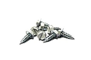 (1000) 8x1/2 ranurados Hex Head Sheet Metal Screws (gris plateado) - Imagen 1 de 1