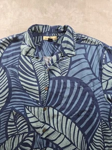 Camisa de Seda Tommy Bahama Para Hombres Grande Wailea Maui Logo Hawaiana Playa Floral *Leer - Imagen 1 de 11