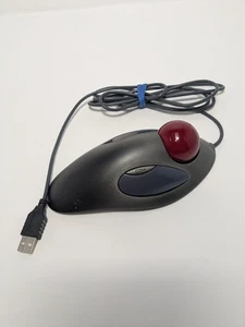 Logitech T-BC21 USB Optical Trackman Marble Mouse Trackball - FREE SHIPPING - Picture 1 of 3