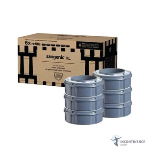 1x Sangenic Tommee Tippee Twist & Click XL Refill Cassettes - Pack of 6 - Picture 1 of 6