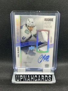 COLE MCWARD 2023-24 UPPER DECK PREMIER RPA ROOKIE PATCH AUTO /249 - NASTY PATCH - Picture 1 of 2
