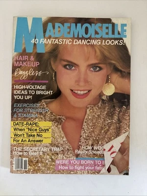 Mademoiselle Magazine November 1980 - Kim Alexis Cover Foto 1 de 4