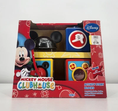 Disney Mickey Mouse Clubhouse Activity Story Blocks - 4 Blocks / 6 Sides (12M+) - Image 1 of 4