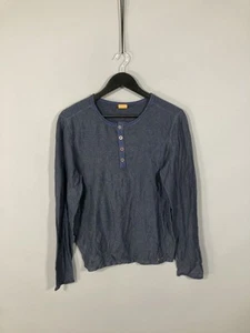 HUGO BOSS LONG SLEEVE Top - Size Medium - Navy - Great Condition - Men’s - Picture 1 of 4
