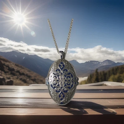 Brighton Necklace ROYAL BROCADE Locket NWT List $118 Rare Find! - Image 1 of 2