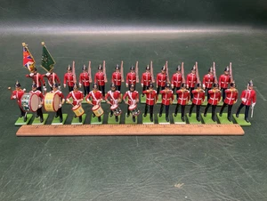 Rare 27 Pc W Britain 5800 Green Howards Princess of Wales Own Yorkshire Regiment - Picture 1 of 23