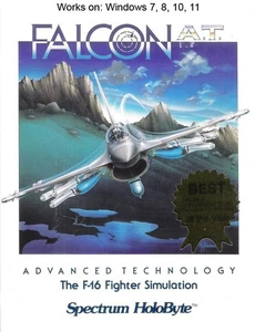 Falcon A.T. PC Game 1988 Spectrum Holobyte Windows 10 11 - Bild 1 von 2