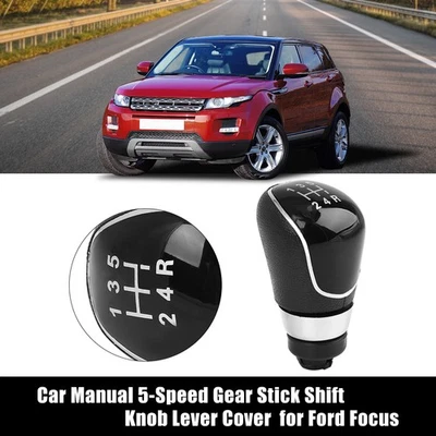Cubierta de perilla de cambio de palanca de cambios de plástico manual de 5 velocidades para Ford Focus 2008-2011 Foto 1 de 4