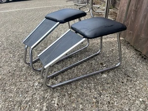 1970s CHROME SHOE STOOL - Picture 1 of 4